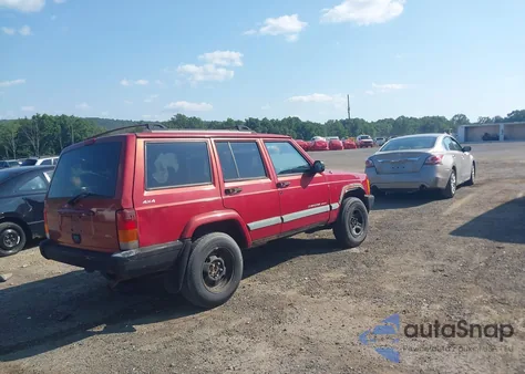 1999 Jeep Cherokee Classic/Sport из США, поврежденный, VIN 1J4FF68SXXL567773